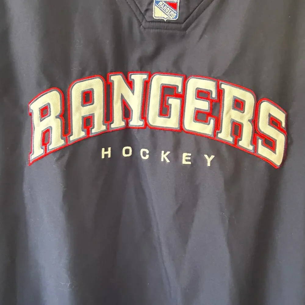 New York Rangers Hockey windbreaker pullover 2XL